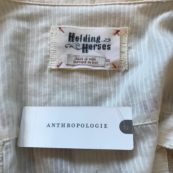Anthropologie Iverie Embroidered Button Up! - Picture 5 of 7